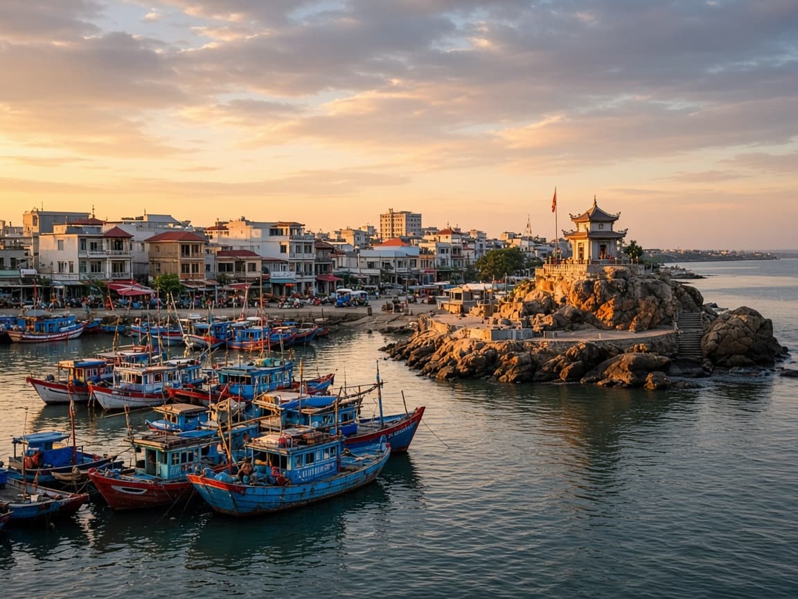 Duong Dong harbor in Phu Quoc